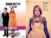1 soirée = 2 concerts Anaïs Low & Les Barons / Handcrafted Soul. Le vendredi 11 octobre 2013 à Luçon. Vendee.  20H30
